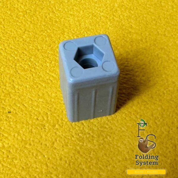 20x20-1D1-1.jpeg Złączka plastikowa, łącznik do profili 20x20x1,5mm łącznik poprzeczek szary