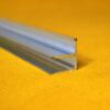 Profil aluminiowy F zamykający do poliwęglanu komorowego 10mm