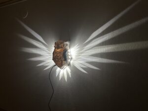 Lampa Sowa – Magiczna Dekoracja Ścienna