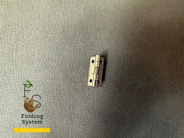 Mały zawias nierdzewny INOX 304 – ze sprężyną 38x30x1,5mm