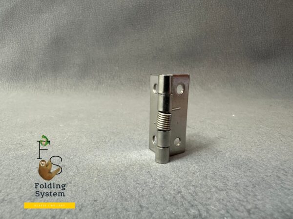 Mały zawias nierdzewny INOX 304 – ze sprężyną 38x30x1,5mm