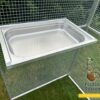 Miska zawieszana, kompielówka XXL 57x37x25cm 2,2-25,5L na siatkę, do ściany