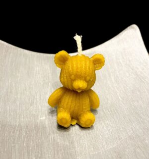 Mini Misiaczek Pluszaczek - świeczka Fundacyjna z naturalnego wosku