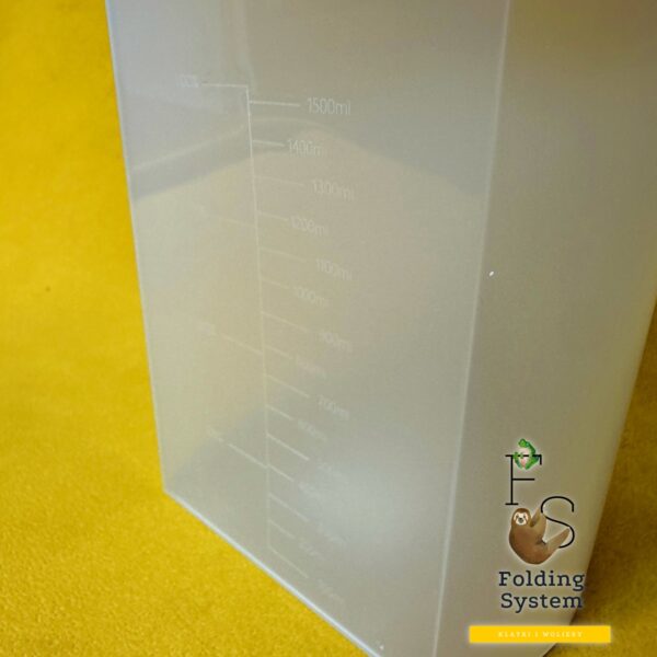 Miarka/Dozownik/Szufelka do Wody i Paszy 1,5L/1kg bezbarwna